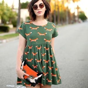 ASOS Fox Babydoll Dress